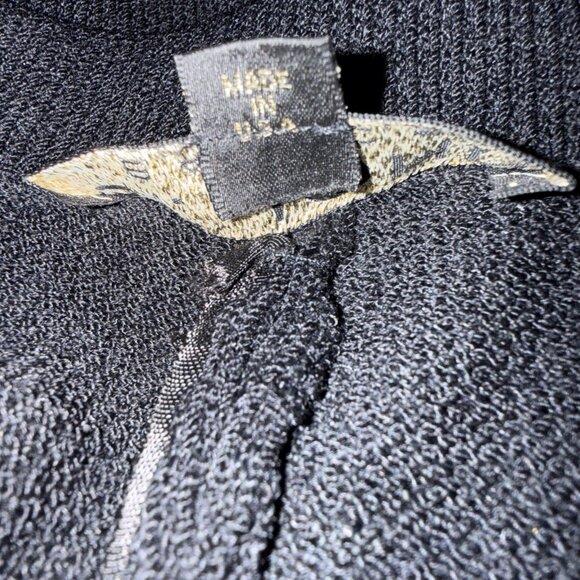 St. John Basic Santana Knit Pants Black Wide Leg Womens sz 4 Made USA - Picture 6 of 7